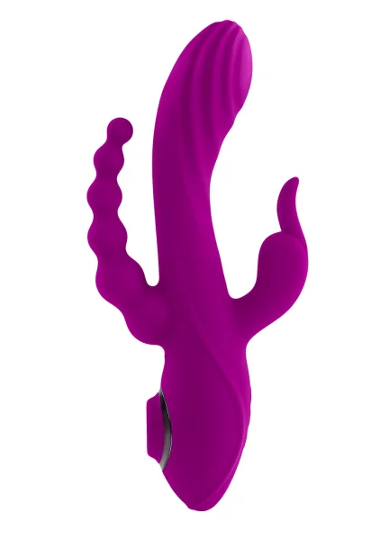 Fourgasm Triple Stimulator Sucking Rabbit Vibe