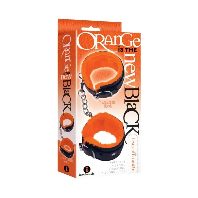 The 9 s Orange Is the New Black Love Cuffs Ankle Black