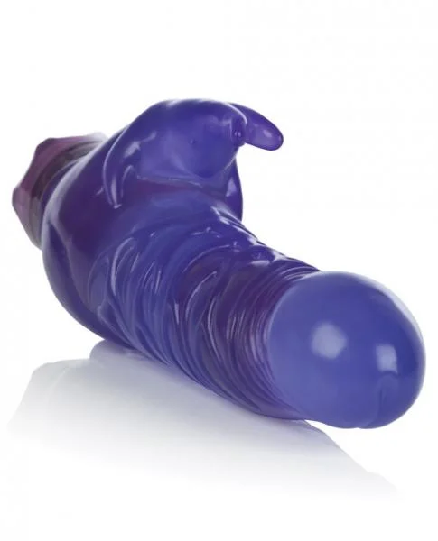 Basic Essentials Bunny Purple Rabbit Vibrator — image 6 of 8