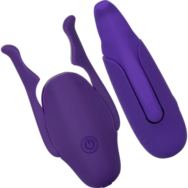 CalExotics Rechargeable Nipplettes Vibrating Nipple Clamps