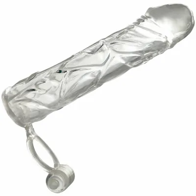 Fantasy X tensions Vibrating Super Penis Sleeve Clear