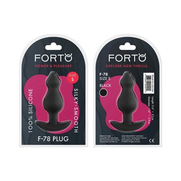 Forto F-78: Pointee 100% Silicone Plug Small — image 7 of 15