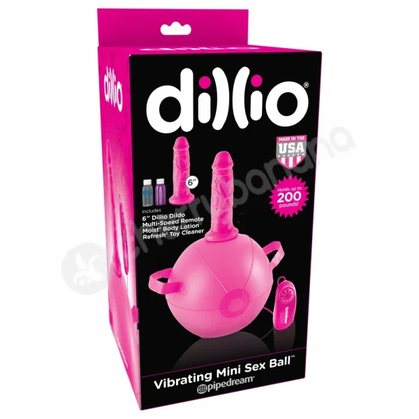 Dillio Pink Vibrating Mini Sex Ball