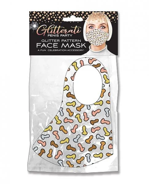 Glitterati Penis Party Face Mask — image 2 of 2