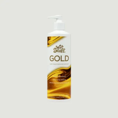 Wet Stuff Gold 550g Pump Bottle Water Based Lubricant