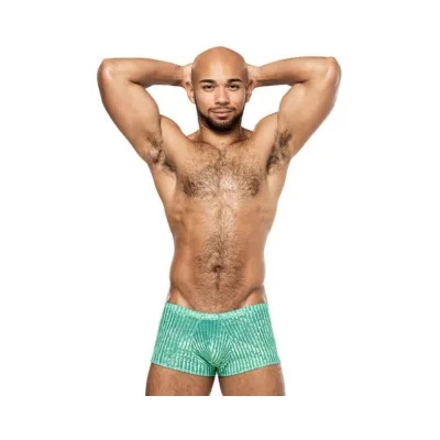 Men s Clothing Male Power Caribbean Crush Mini Short Mint M