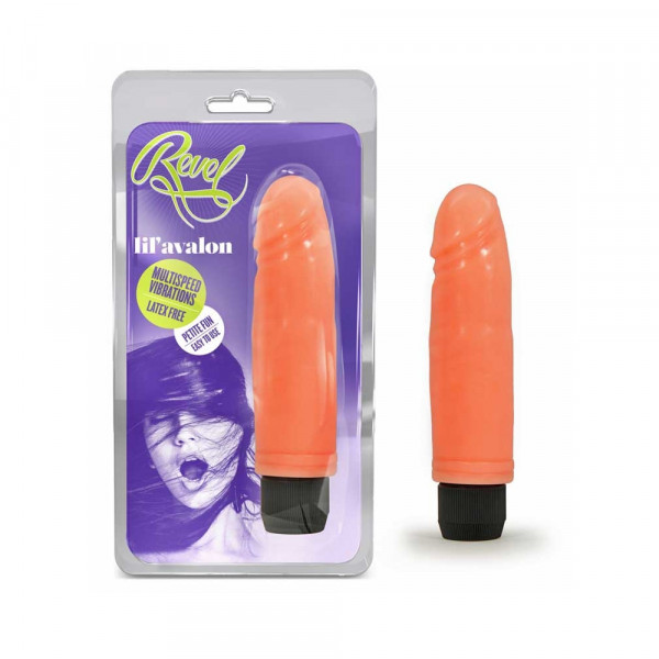 Lil Avalon Realistic Vibrating Dildo Beige