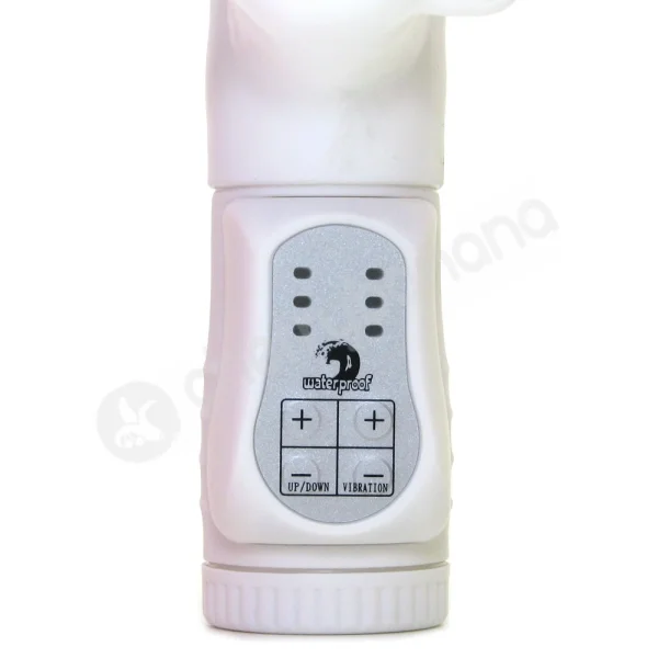 Deep Stroker Butterfly White Vibrator