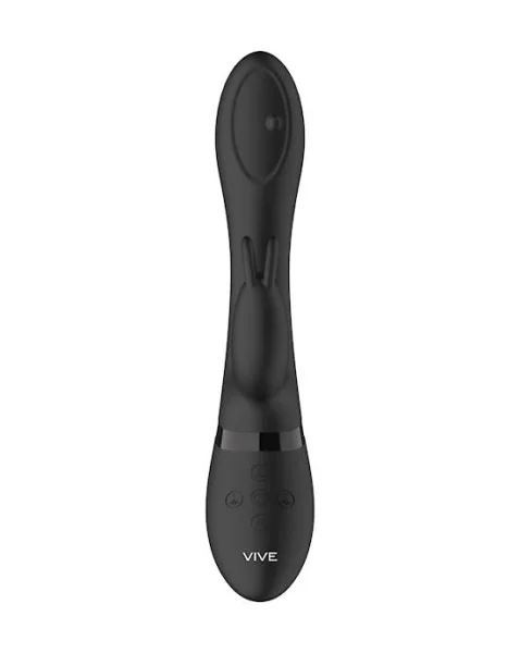 Mira - Spinning G-spot Rabbit  - Black - 8 Inch