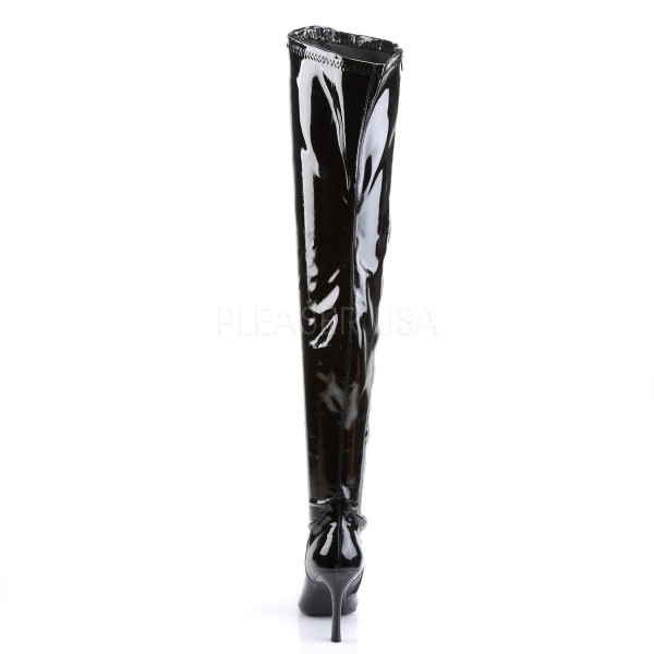 LUST-3000 - Blk Str Pat Thigh Boot, 3 3/4" — image 4 of 4