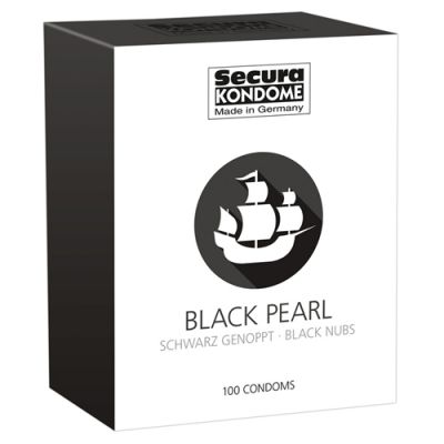 Secura Black Pearl Condoms 100 Pieces