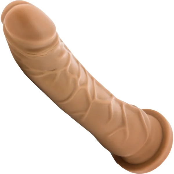 Dr. Skin 8.5 Inch Basic Realistic Dildo With Suction Cup by Blush - Caramel