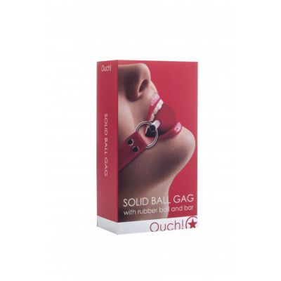Solid Ball Gag Red