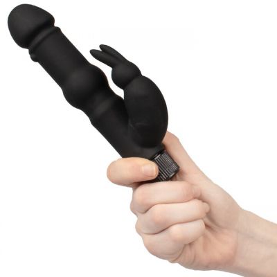 Bondara Black Silicone Delight Rabbit Vibrator