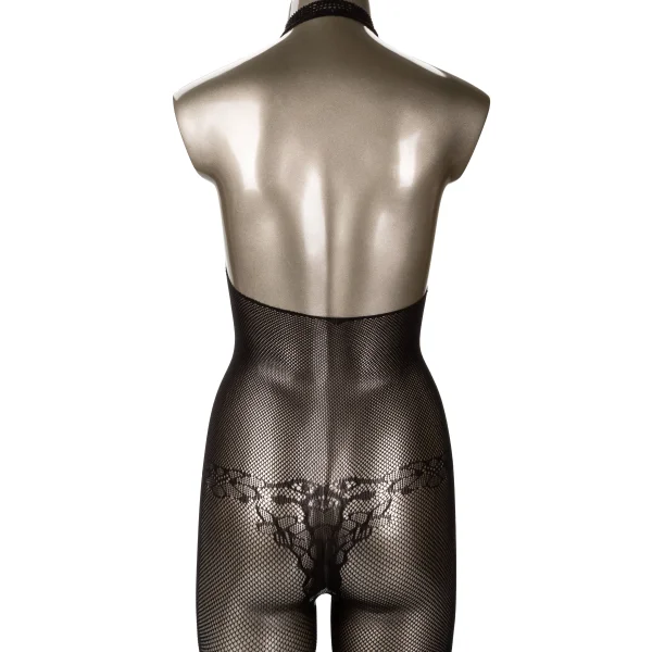 Scandal Plus Size Halter Lace Body Suit