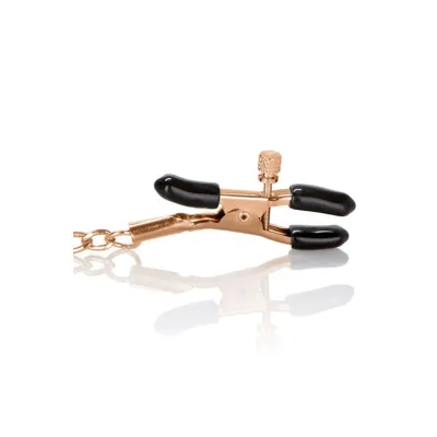 California Exotic Adjustable Nipple Clamps with Double Chain