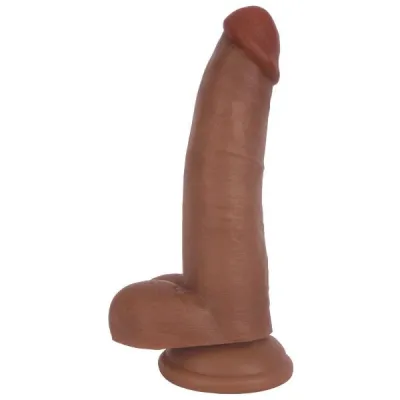 Jock 8 inches Dong With Balls Latte