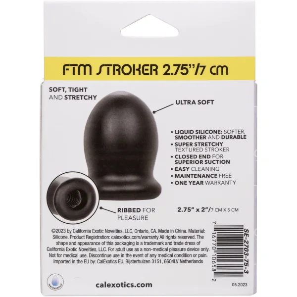 Boundless FTM Stroker 2.75" By CalExotics - Black