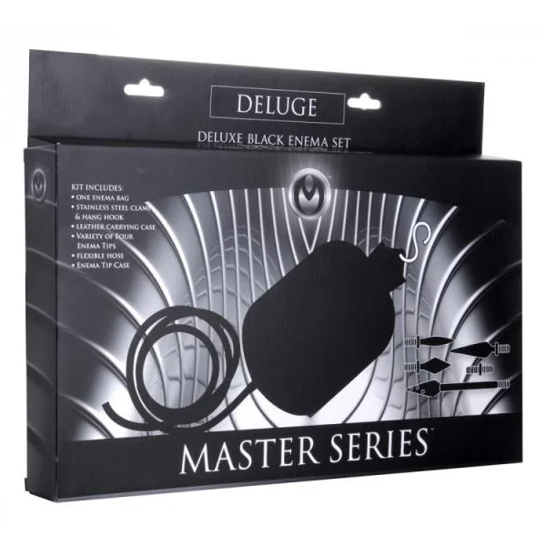 Deluge Deluxe Black Enema Set