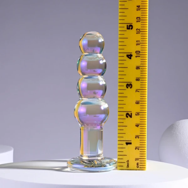 Playboy Jewels Beads Glass Butt Plug