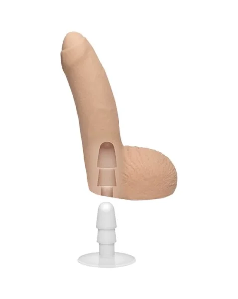 William Seed 8 Inch Ultraskyn Cock With Removable Vac-u-lick Suction Cup - Flesh - 8 Inch