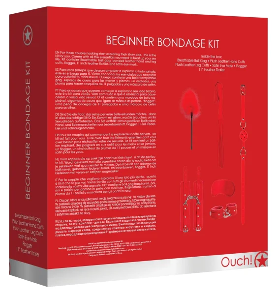 Beginners Bondage Kit Red