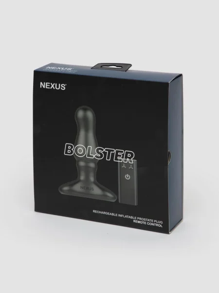 Nexus Bolster Remote Control Rechargeable Butt Plug with Inflatable Tip