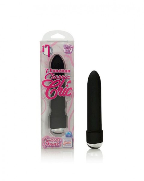 7 Function Classic Chic 11cm Vibrator - Black