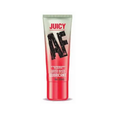 Juicy Af Water based Lube Strawberry 2 Oz