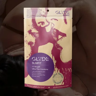 Glyde SlimFit Vegan Condoms Small Size