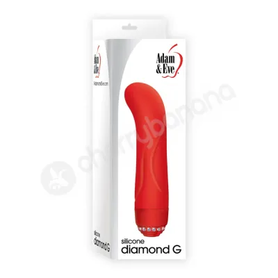 Adam Eve Diamond G Red Vibrator