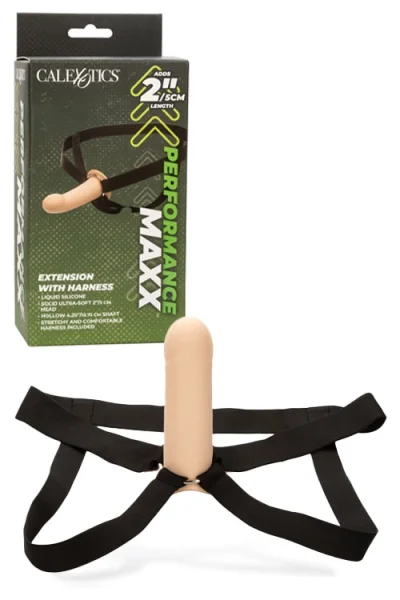 California Exotic Performance Maxx - 6.25" Penis Extension Sleeve with Harness
