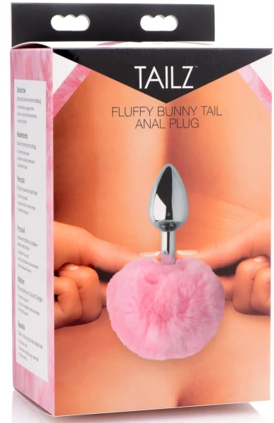 Fluffy Bunny Tail Butt Plug