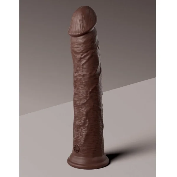 King Cock Elite 11 Inch Dual Density Cock Flesh Brown