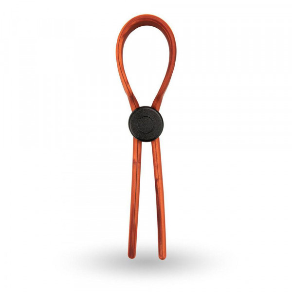 Velv'Or Rooster Ragnar Adjustable Lasso String Cock Ring - Red