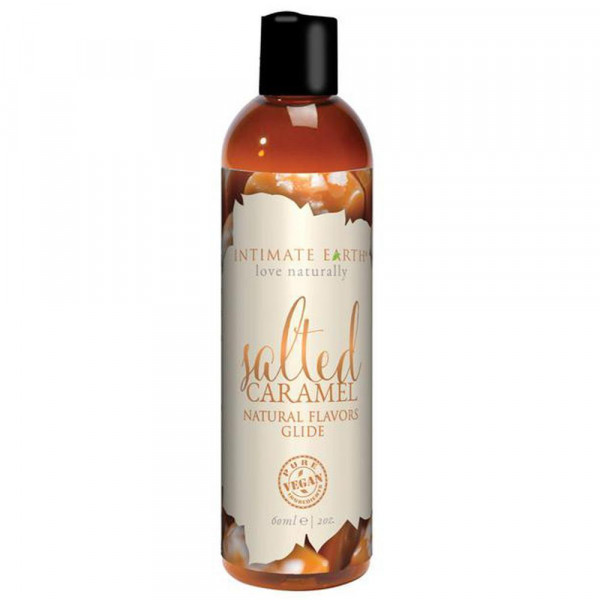 Intimate Earth Salted Caramel Flavored Water-Based Lube | 2oz
