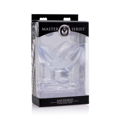 Anchored Clear Butt Plug