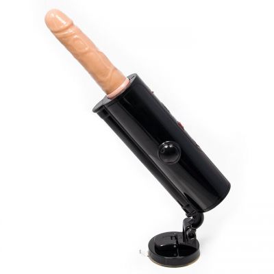 Bondara Internal Velocity Black Sex Machine with Dildo 5 5 Inch