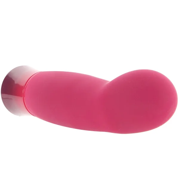 Oh My Gem Classy Rechargeable Silicone Warming G-Spot Vibrator By Blush - Garnet Red