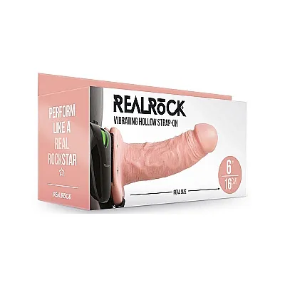 16cm Hollow Vibrating Strap On