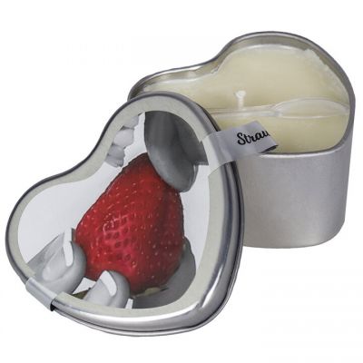 Earthly Body Strawberry Edible Massage Candle 113g
