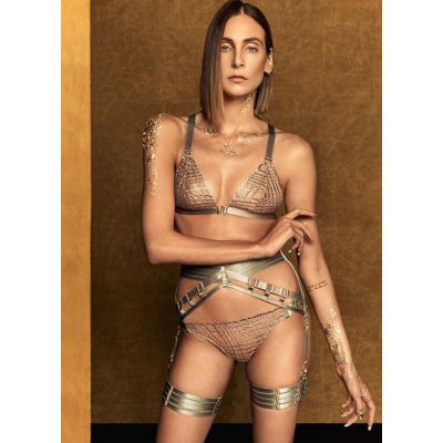 Sisi Triangle Bra Bordelle Platinum