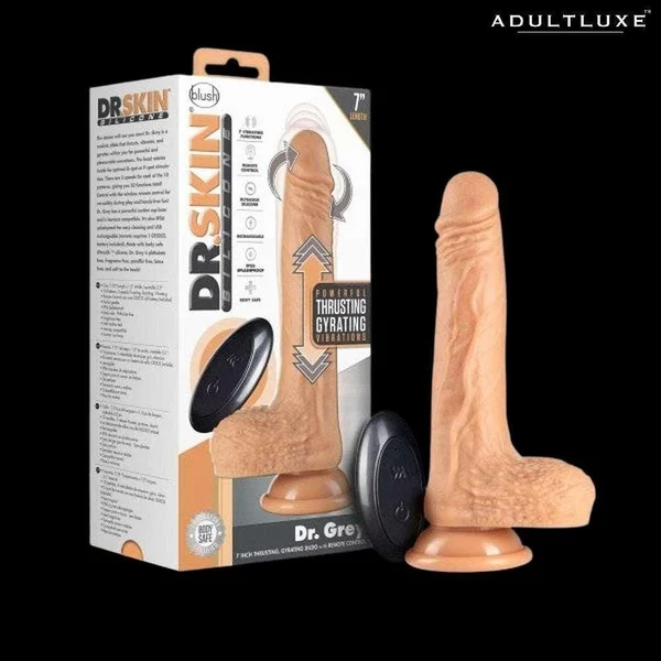 Dr. Grey Thrusting Vibrating Dildo by Blush — image 12 of 12