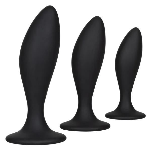 Silicone Anal Curve Kit - 3 Butt Plugs — image 9 of 19