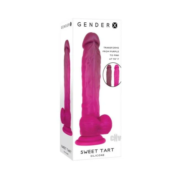 Gender X Sweet Tart Color-changing Dildo Burgundy/pink — image 4 of 4