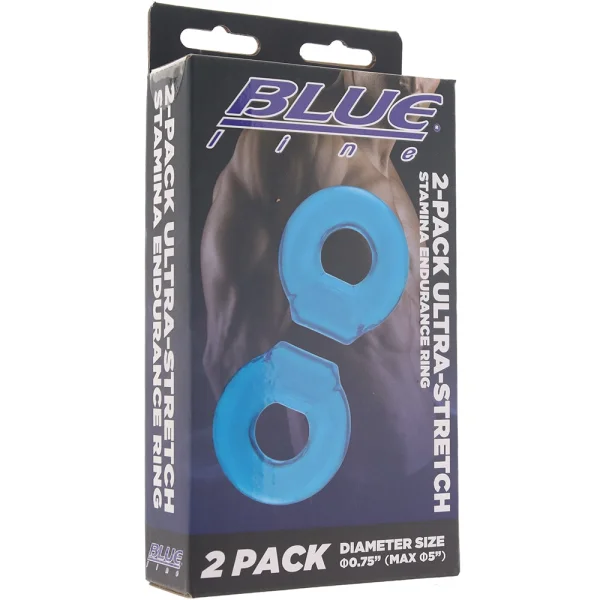 Blue Line Ultra-Stretch Ring 2-Pack