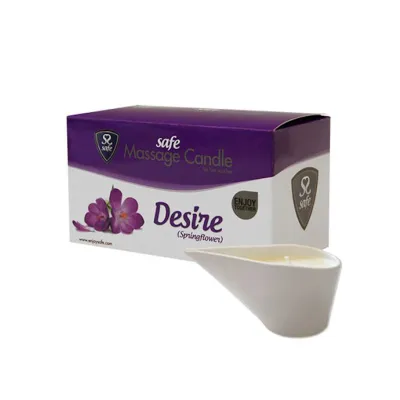 Safe Massage Candle Desire Springflower