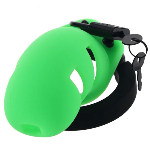 Ouch! 3.5 Inch Glow In the Dark Silicone Cock Cage