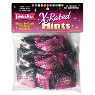 X Rated Mints Bag of 25 Individual Fun Size Packages