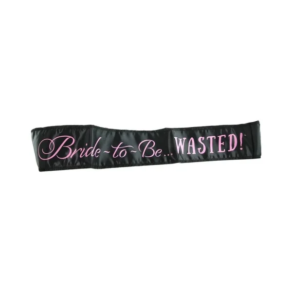 Bride to Be Wasted Sash